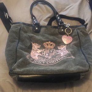 Grey juicy couture purse